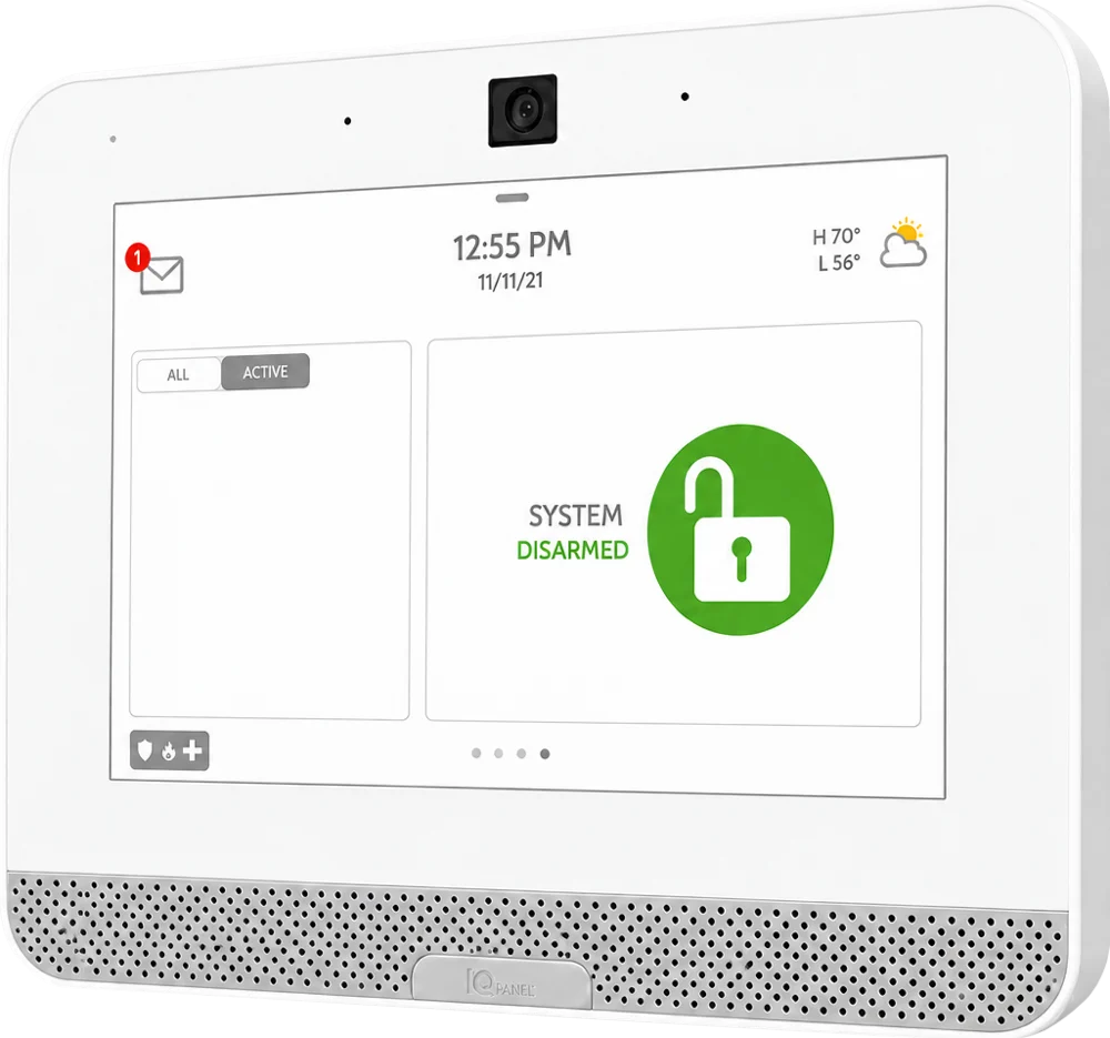The alarm panel